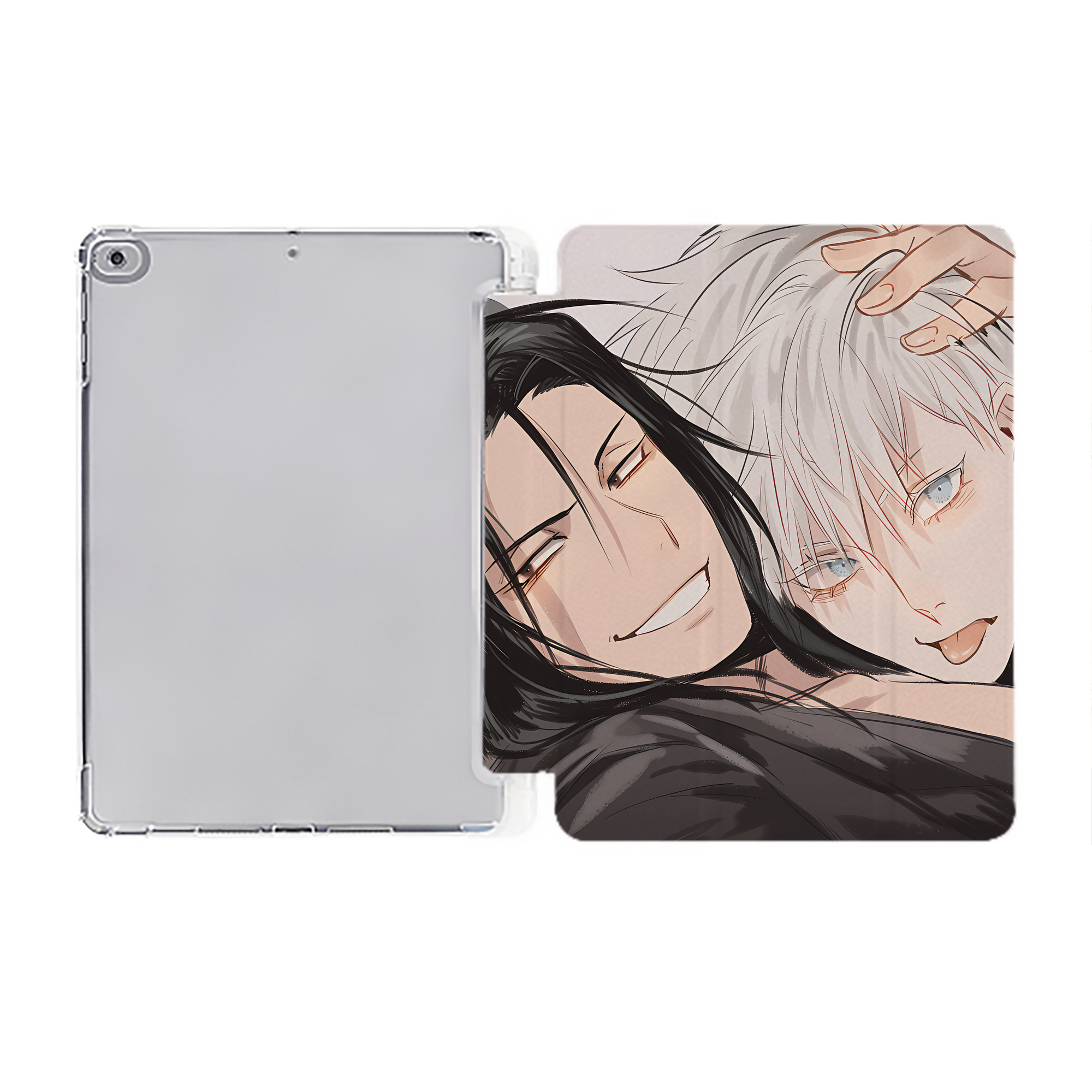 （画像用） SPY×FAMILY间谍家家酒 IPad ケース ペン収納付き 三つ折りスタンド PUレザー×シリコン 対応機種9.5/10.5/10.9インチ